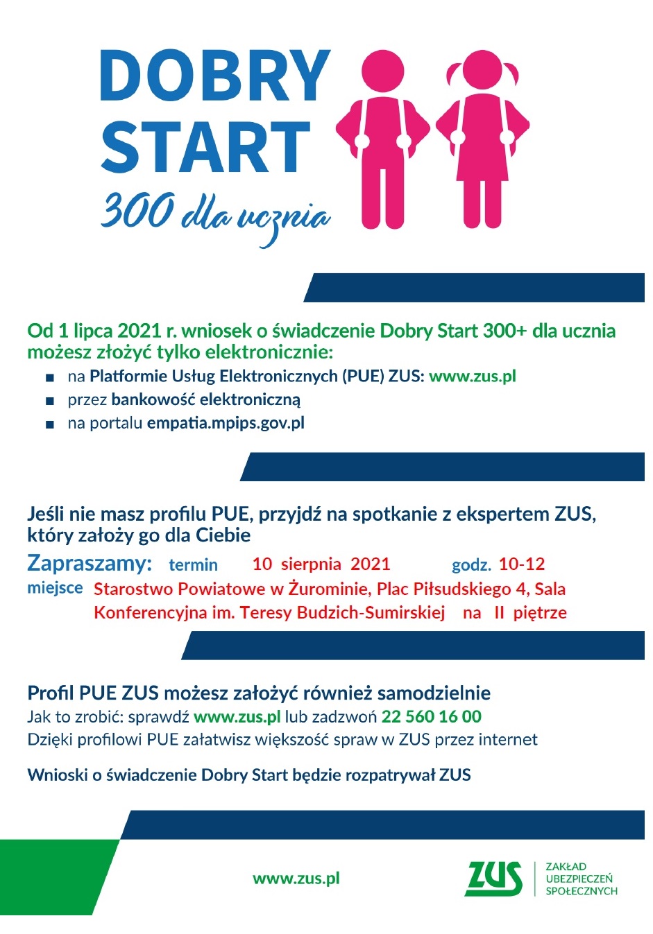 Starostwo Powiatowe Żuromin Plakat 300 plus Dobry Start spotkanie PUE.pdf