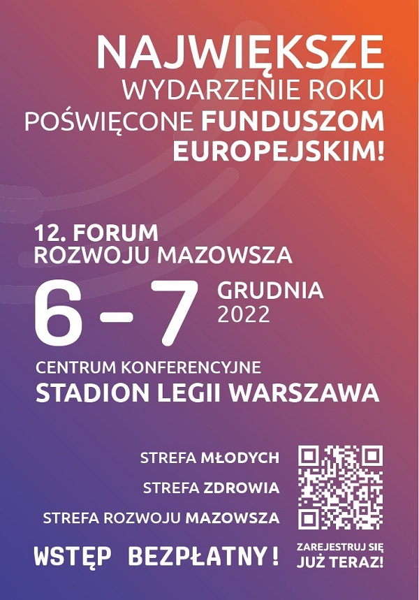 informacja o 12 forum rozwoju mazowsza