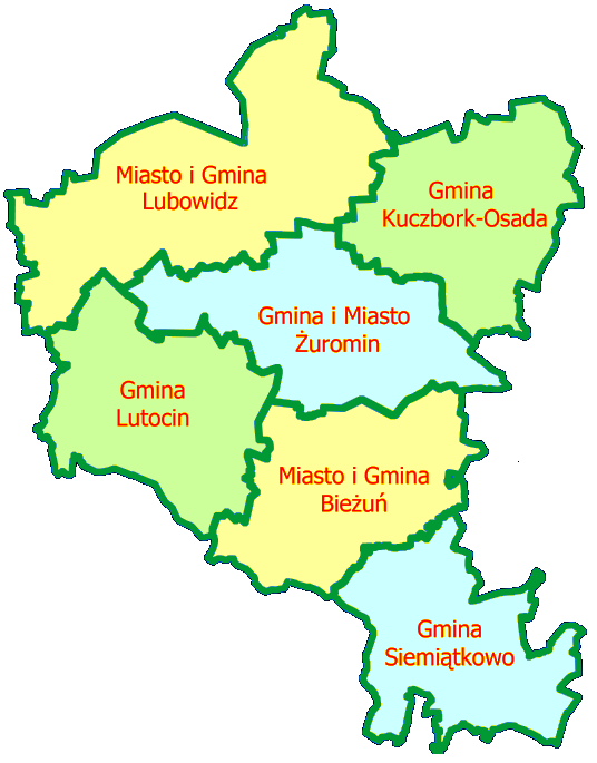 mapa powiatu 2020