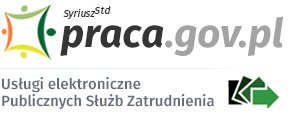 Kliknij, aby przejść do podstrony dotyczącej usług elektronicznych systemu praca.gov.pl