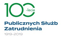 slider.alt.head 100 - lecie Publicznych Służb Zatrudnienia - Dyplom dla Powiatowego Urzędu Pracy w Żurominie